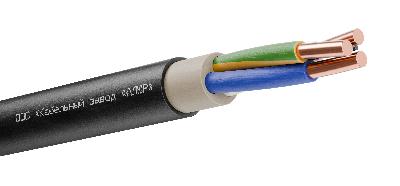 Кабель силовой ВВГнг(А)-LSLTx 3х1.5 (N.PE)-0.660 однопроволочный (барабан)