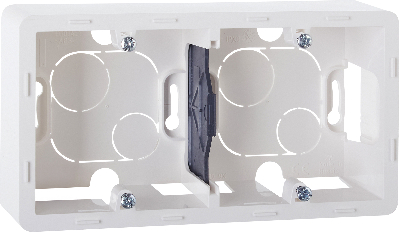Коробка накладного монтажа 2 поста INSPIRIA белый