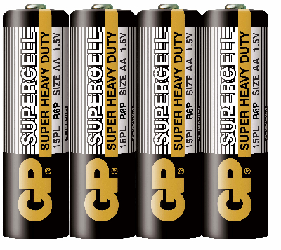 Батарейка солевая Super & Greencell & PowerPlus -4 шт. в пленке