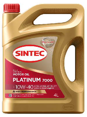 Масло моторное Sintec Platinum 7000 10W-40 A3/B4 SN/CF 1л