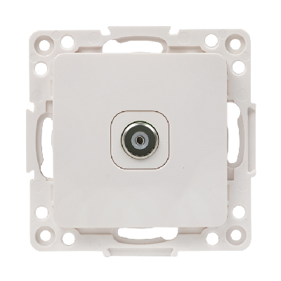 Стокгольм Механизм Розетки TV 1-местной 75Ом 5-862МГц белый