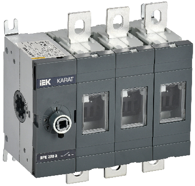 Выключатель-разъединитель ВРК без рукоятки управления 3P 200А KARAT