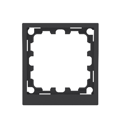 Рамка на 1 пост, KANT, черный уголь