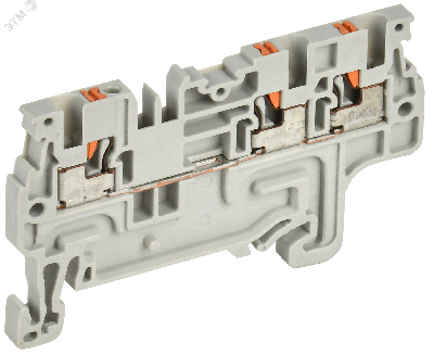 Колодка клеммная CP-MC 3 вывода 1,5мм2 серая IEK