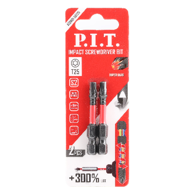 Бита ударная   T25x50 мм 2 шт в уп.