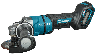 Машина шлифовальная угловая аккумуляторная XGT BL 40В AFT XPT, 125 мм, 11000 об/мин, плавный пуск и поддержание оборотов под нагрузкой, тормоз двигателя, защита от непреднамеренного включения, широкая клавиша