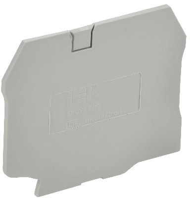 ARMAFIX Заглушка EPCY2.5/10 для колодок клеммных CY2.5-CY10 серая IEK