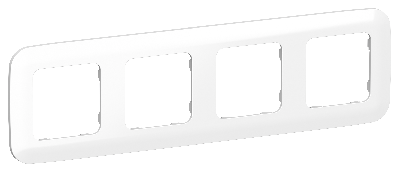 FLITE ARTISTIC Рамка 4-местная РУ-4-А-ФлБ белый IEK