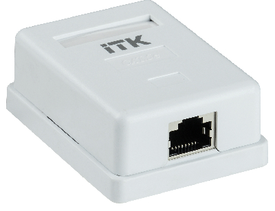 Розетка информационная настенная RJ45 кат. 5E FTP 1-порт