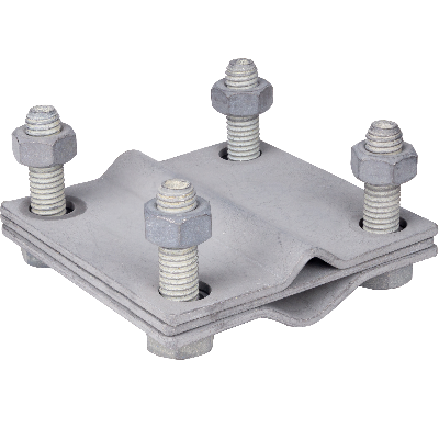 Зажим соединительный стержень — полоса/пруток оцинкованная сталь