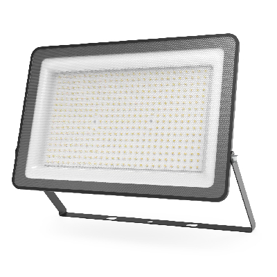 Прожектор светодиодный ДО 300 Вт 6500К 36000 лм 175-265В IP65 340х40х505мм Алюминий матрированное закаленное стекло Qplus Gauss