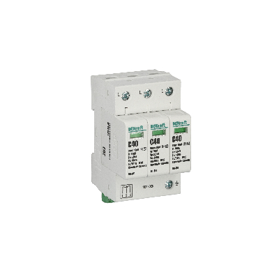 Ограничитель перенапряжения трехполюсный ОП-101 3п 40кА C