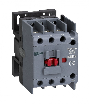 Контактор 38А 230В_АС АС3_ АС4 1НО+1НЗ КМ-102