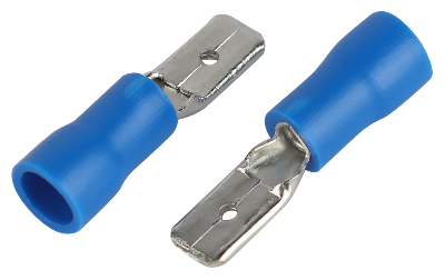 Разъем плоский NO-225-39 РпИп 2-5-0.8 изолированный «вилка» (упаковка 10 штук)