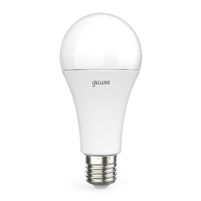 Лампа светодиодная LED 22 Вт 2000 лм 4100К А70 груша нейтральный E27 AC 220В Black