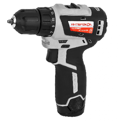 ДА-10/12В 38 МиниМАКС бесщеточная аккум. дрель-шуруповерт (Li-ion, кейс, 2 аккум., 2,5Ач, ЗУ)