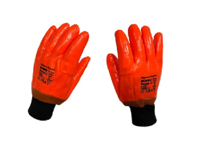 Перчатки Мир РП SFP180 (утепленные, МБС, К80, Щ50, с полным пвх обливом, манжет трикотажный) размер 11 SCAFFA