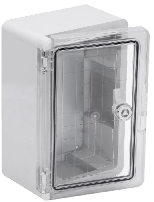 Корпус пластиковый ЩМПп 300х200х130мм прозрачная  дверь УХЛ1 IP65