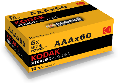 Батарейка LR03-60 (4S) colour box XTRALIFE Alkaline [K3A-60] (60/1200/38400)