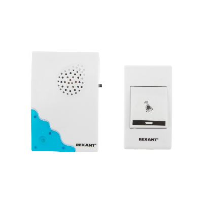 Звонок беспроводной дверной 32 мелодии 100м белый  RX-1