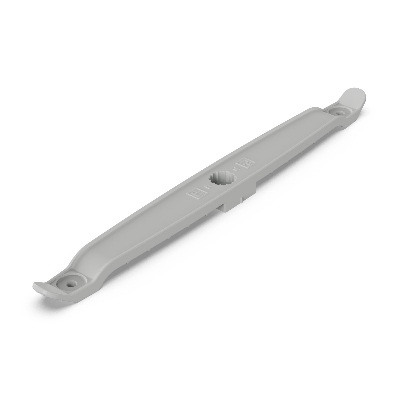 Держатель плоского кабеля двусторонний для прямого монтажа на 12 мест серый (20шт/260шт уп/кор)