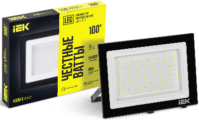 Прожектор светодиодный СДО 06-100 IP65 4000К черный