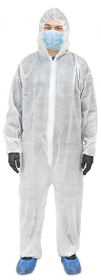 Комбинезон Каспер из спанбонда 60 гр/м2 белый, XXL (52-54)