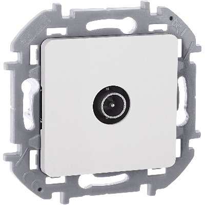 Розетка TV оконечная 10 дБ 5 862 мГц INSPIRIA белый