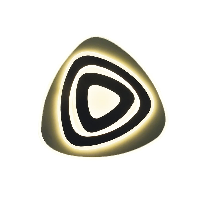 Светильник настенно-потолочный ДБО-72Вт ''Треугольник'' регулировка цветовой температуры и яркости 3000K-6500K макс. 5000