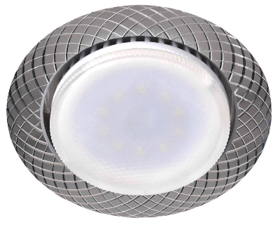 Светильник встраиваемый KL 76 AL/SL /1 под лампу Gx53 220V 13W серебро (50/1000)