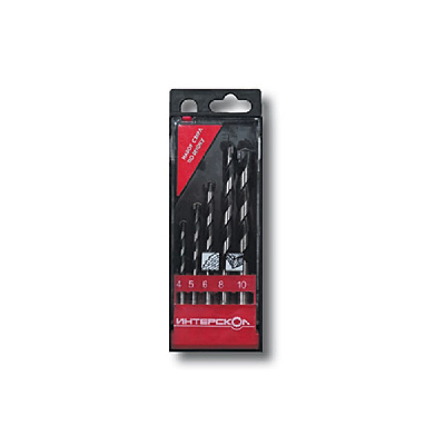 Набор сверл по бетону 4,5,6,8,10 (5шт.)