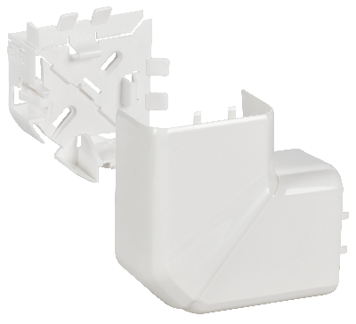 DLP Угол плоский Г-образный 50х80 белый