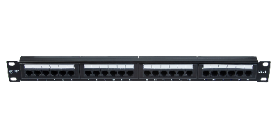 Панель коммутационнная СегментЛАН Cat6 1U, 24 порта, UTP, RJ45, черная