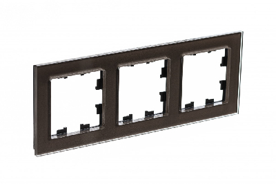 Рамка трехпостовая ATLASDESIGN NATURE, ОРГАНИЧЕСКОЕ СТЕКЛО МОККО