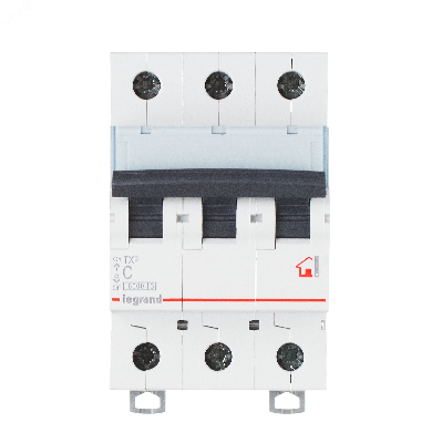 Выключатель автоматический трехполюсный 16А C TX3 6кА
