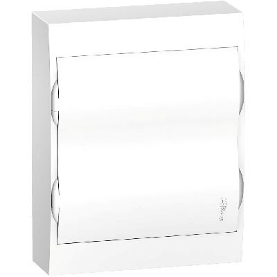 Щит распределительный навесной белый дверь белая на 24 модуля IP40 Easy9