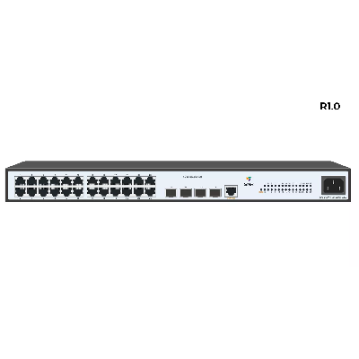 Коммутатор управляемый L2 24 порта RJ45/SFP 10/100/1000 Мб/с