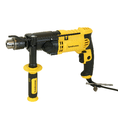 Дрель ударная 1000Вт 0-1100/3000 об патрон 13мм две скорости кабель 4м