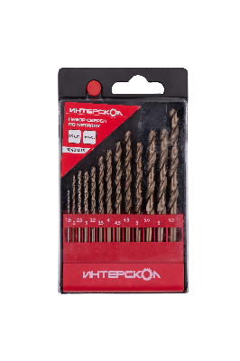 Набор сверел по металлу из быстрорежущей стали HSS-CO 13 шт