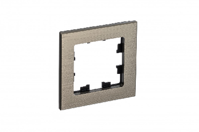 Рамка однопостовая ATLASDESIGN NATURE, МЕТАЛЛ ЛАТУНЬ