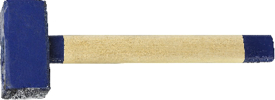 Кувалда 2 кг, с удлиненной деревянной рукояткой