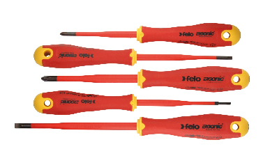 Набор отверток диэлектрических SL/PH E-Slim Ergonic, 5 шт