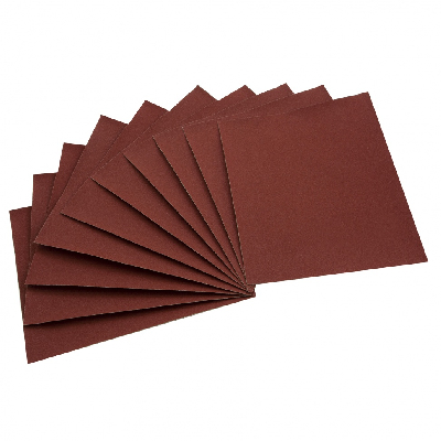 Шлифлист на бумажной основе, P 80, 230 х 280 мм, 10 шт., влагостойкий