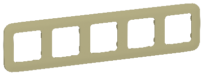 FLITE ARTISTIC Рамка 5-местная РУ-5-А-ФлО оливковый IEK