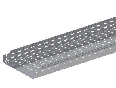Лоток прямой замковый перфорированный ЛМс-ПЗМ 400х50-1,0ц УТ1,5 (L=2000мм)