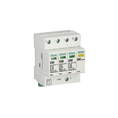 Ограничитель перенапряжения четырехполюсный ОП-101 4п 40кА С 420В