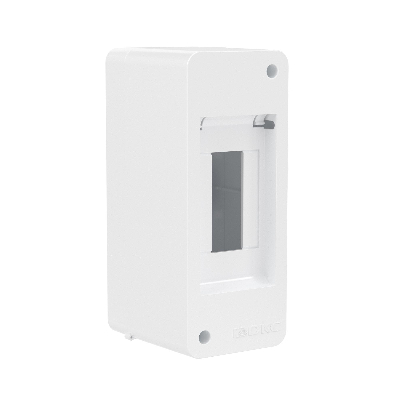 Щит 2 модуля настенный FRAME, белый, без дверцы