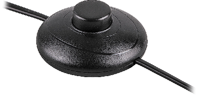 Шнур сетевой с ножным выключателем пластик, черный