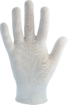 Перчатки нейлоновые бесшовные белые ArmProtect 6220 р.8