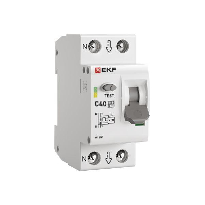 Устройство защиты от дугового пробоя (УЗДП) с автоматическим выключателем 1P+N 40А (C) 6кА PROxima